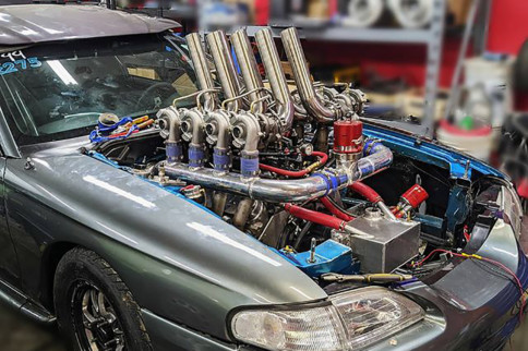 Radical LS-Powered Mustang With Eight Turbochargers