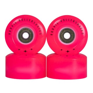 Quad LED Flash Wheels (4 Pack) - Clear Pink